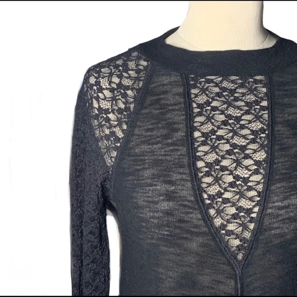 Intimately Free People Black Lace No Limits Top - Picture 2 of 6